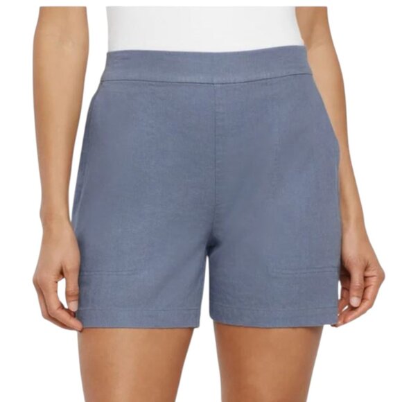 NEW Banana Republic Linen Blend Shorts | Blue - Picture 1 of 7